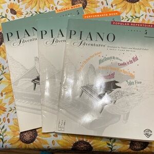 Faber Piano Adventures- set of 3 books. Level 5